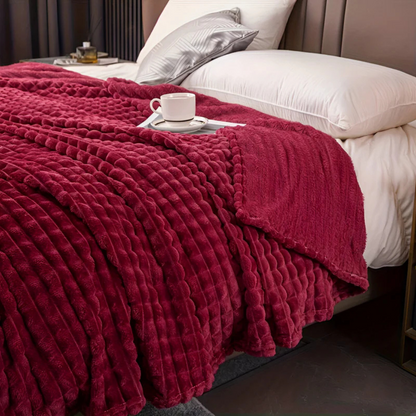 Plush Fleece Throw Blanket