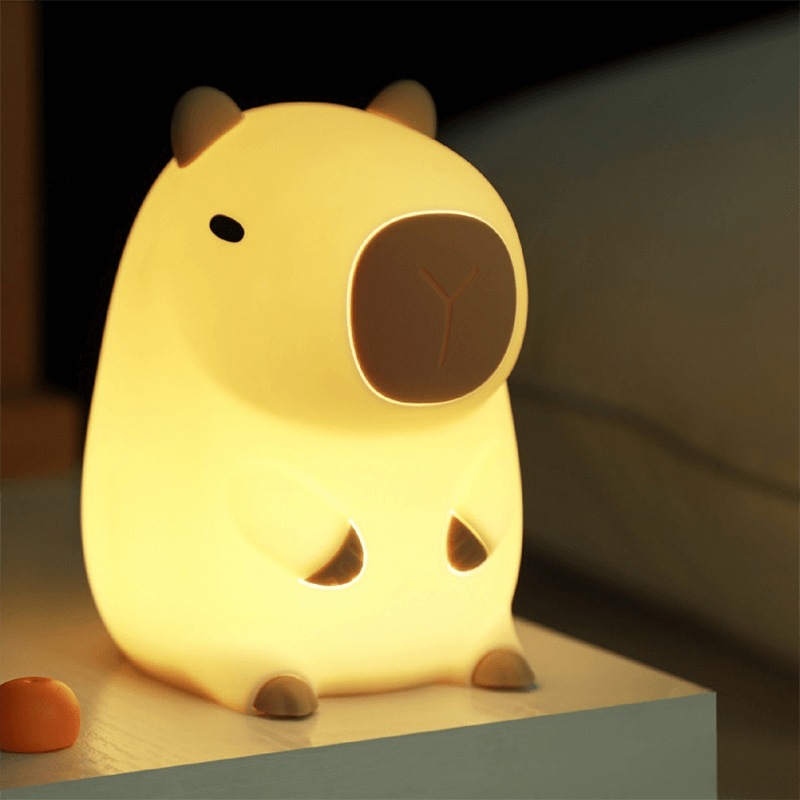 Cute Plush Capybara Soft Night Lamp - Halri