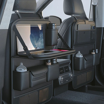 Premium Car Seat Storage With Tablet Mount - Halri