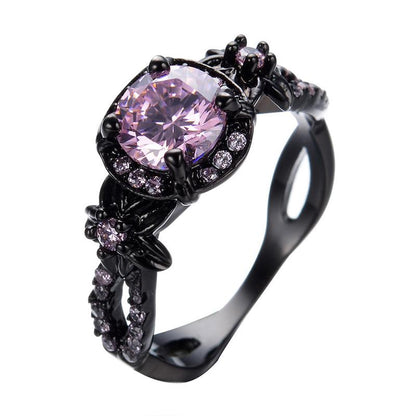 Classic Dark Blue Sapphire Ring