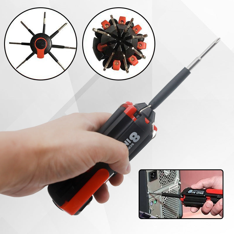 Multi Tool Screwdriver with LED Light - Halri