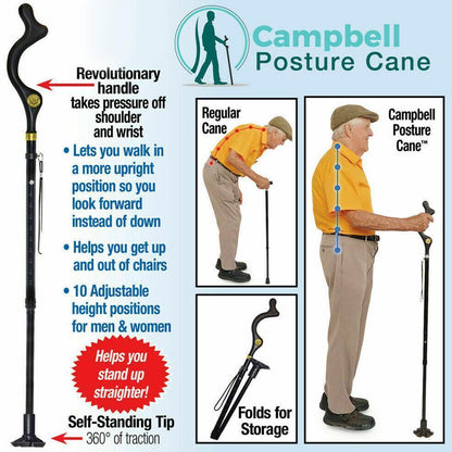 Ergonomic Walking Cane for Seniors