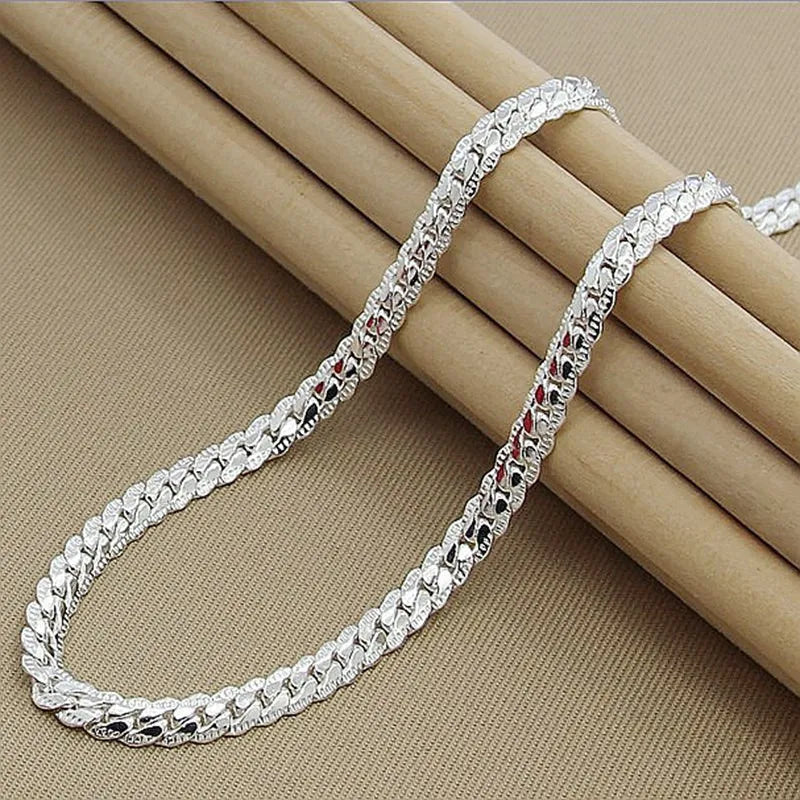 Elegant Silver Chain Necklace - Halri