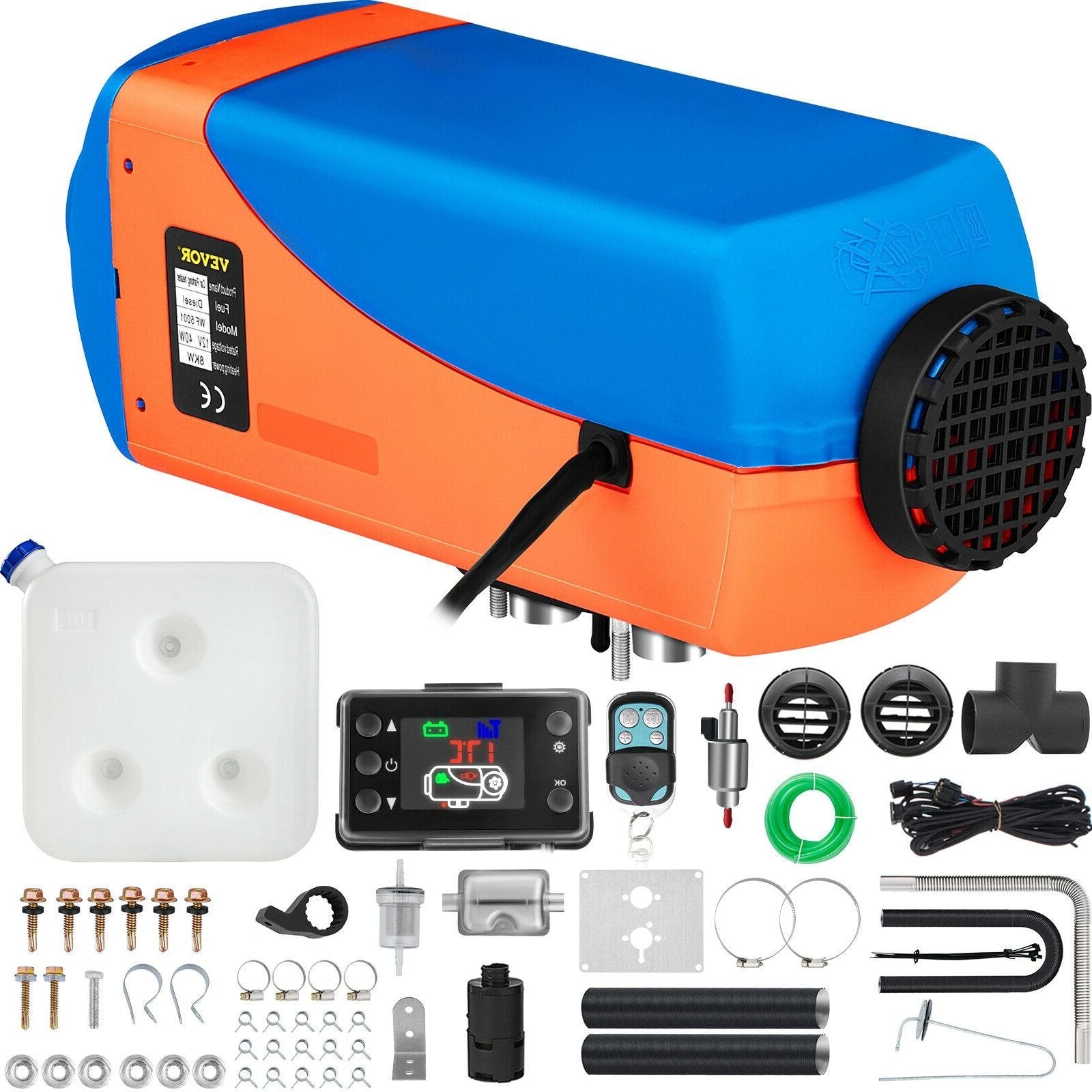 Compact Mobile RV Diesel Parking Space Heater 8KW - Halri