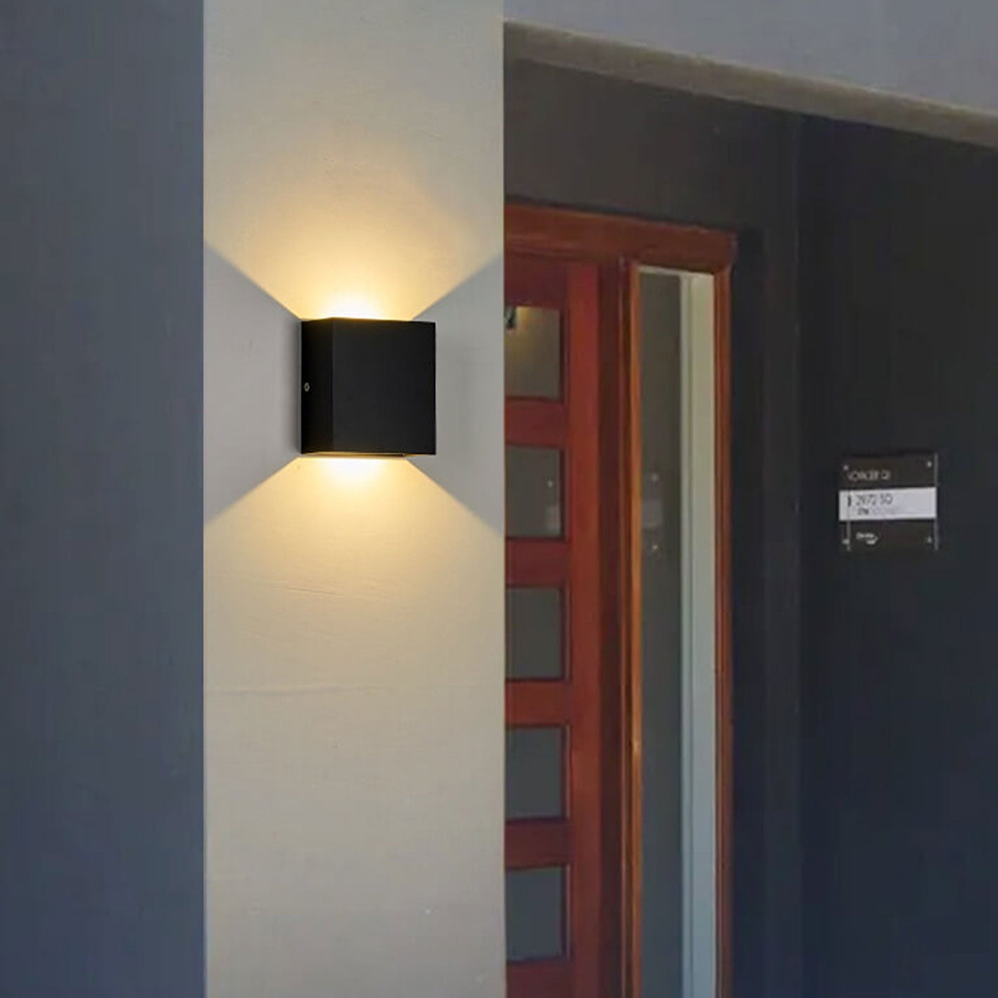 Smart Outdoor Motion Sensor LED Wall Light