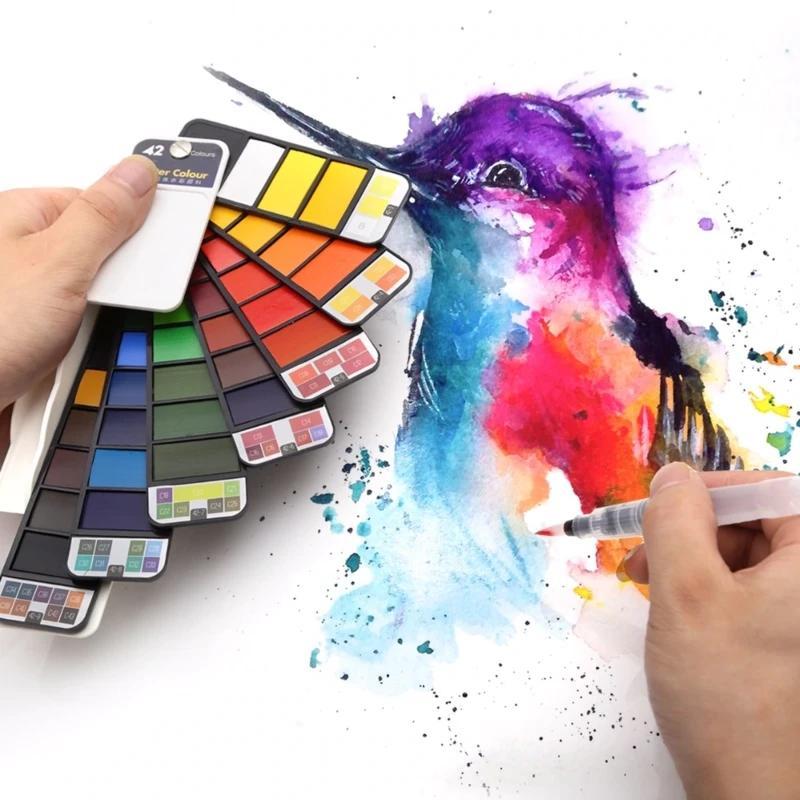 Vibrant Artist Gouache Paint Set - Halri