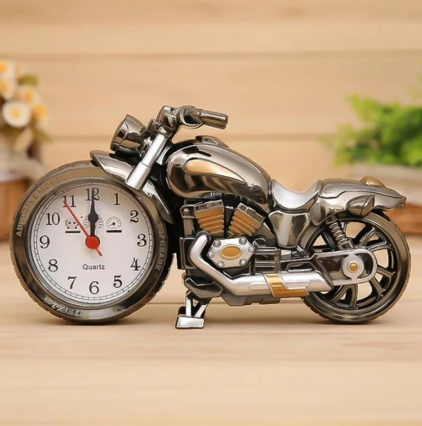 Vintage Bike Alarm Clock - Moto Time - Halri