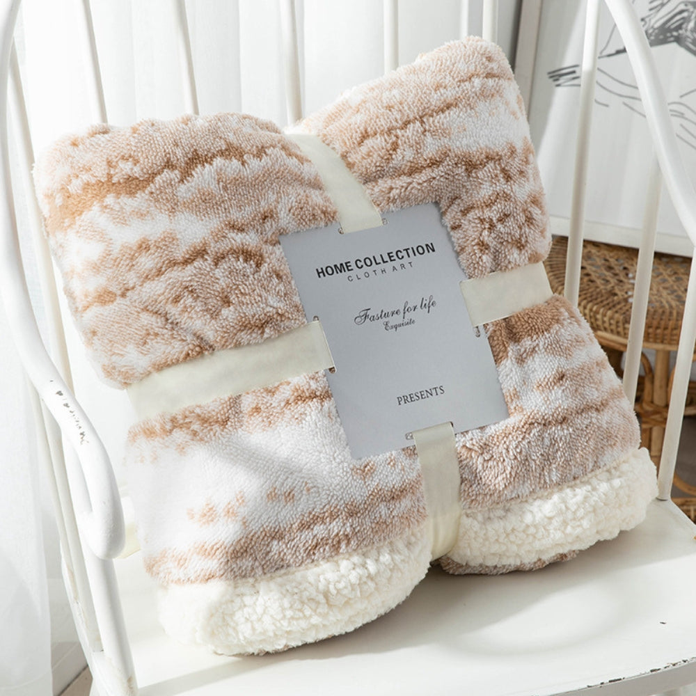 Plush Faux Fur Soft Throw Blanket