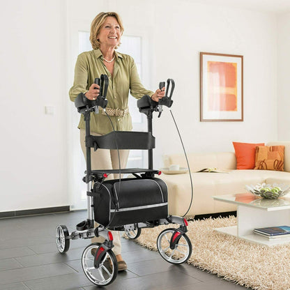 Sturdy Folding Walking Aid Rollator Walker - Halri
