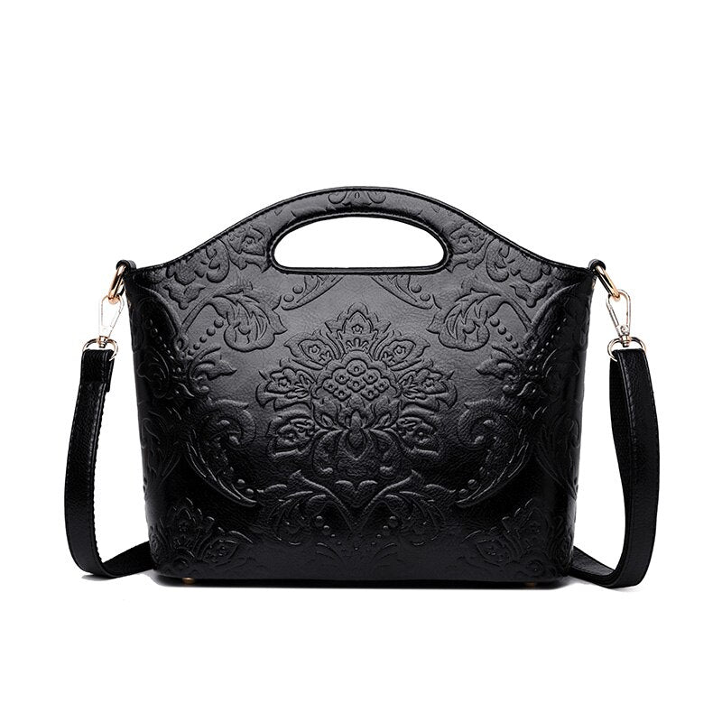 Classic Authentic Leather Ladies Handbag - Halri