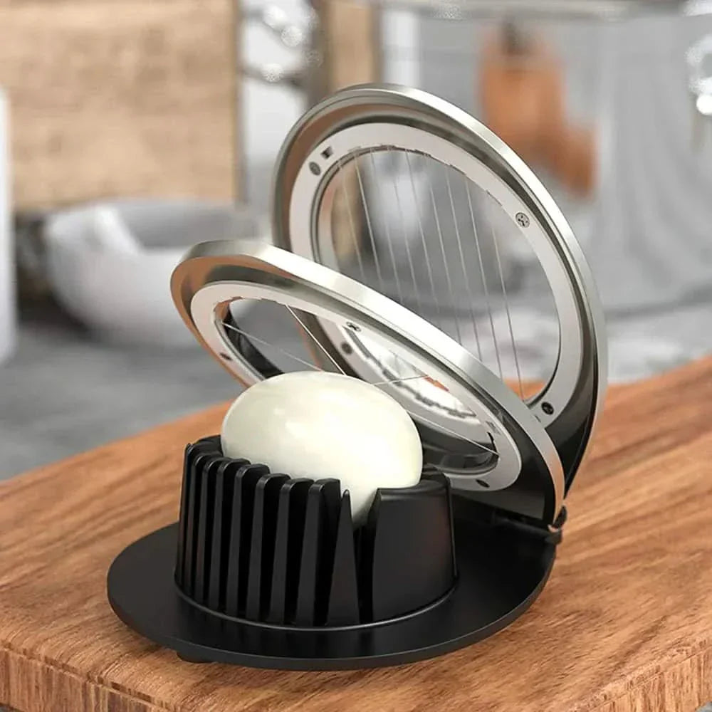 Easy 3-in-1 Stainless Steel Egg Cutter - Halri