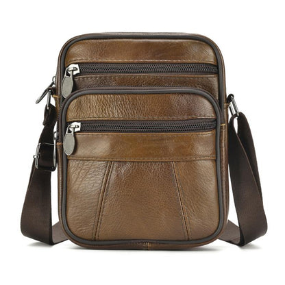Leather Classic Messenger Bag for Men