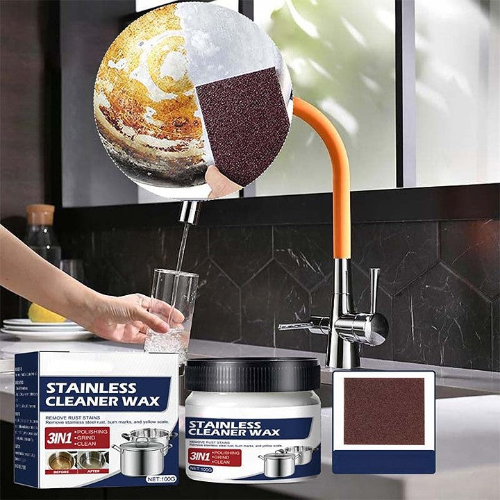 Powerful Stainless Steel Cleaning Wax Paste - Halri