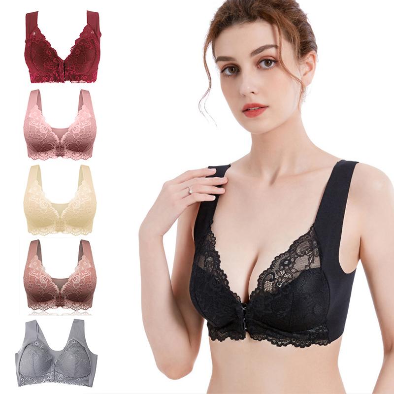Sexy Lace Front Closure Bra - Halri