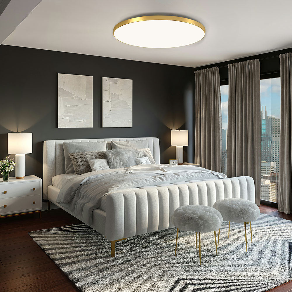 Sleek Circular LED Ceiling Light Flush Mount Fixtures