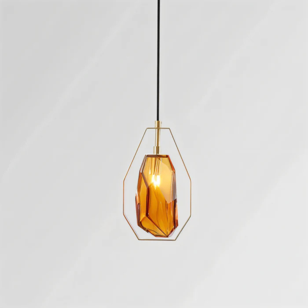 Simple Glass Drop Pendant Light - Halri