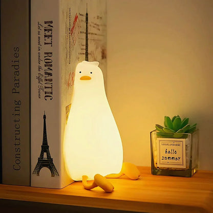 Fun Kids Nightlight - Colorful Silicone Lamp with Rechargeable Battery