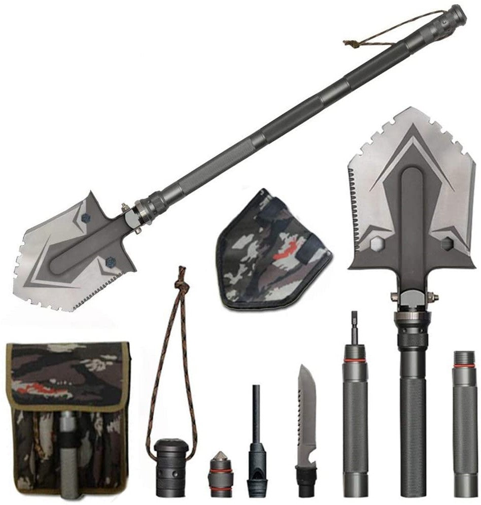 Tough Heavy Duty Outdoor Survival Shovel - Halri