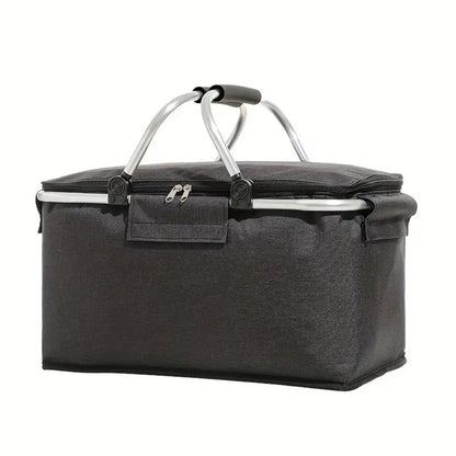 Portable Insulated Lunch Box 18L Compact Food Cooler Bag