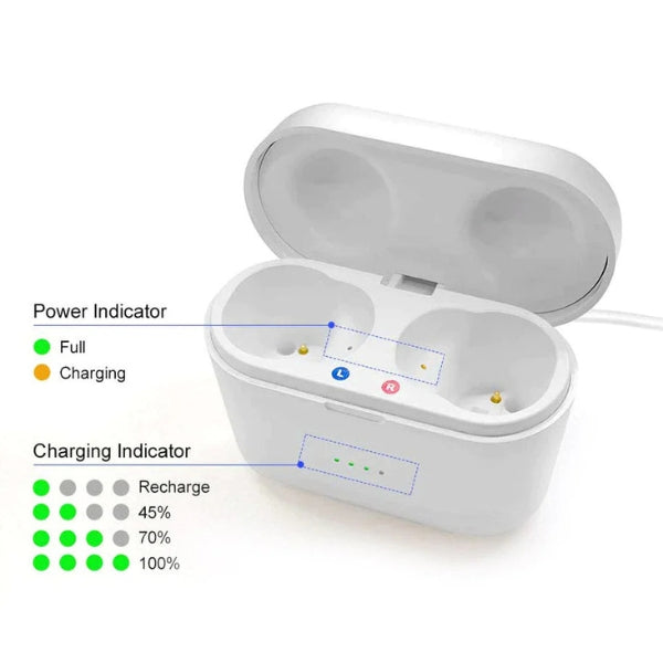 Discreet Rechargeable Hearing Aids with Noise Reduction