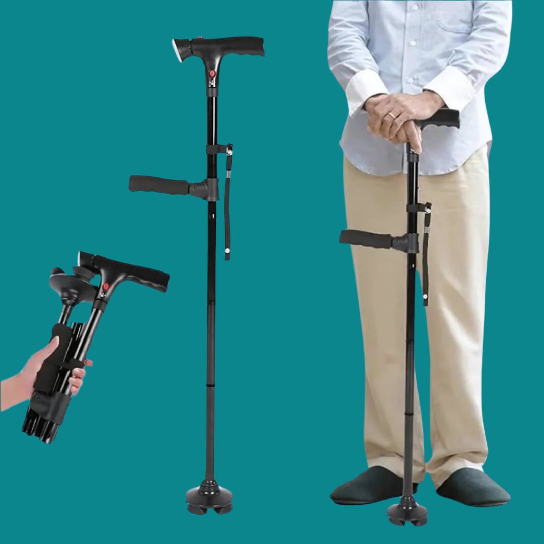 Portable Collapsible Walking Cane for Seniors Travel - Halri