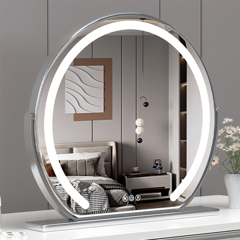 Bright LED Vanity Mirror with Touch Control & Rotation - Halri