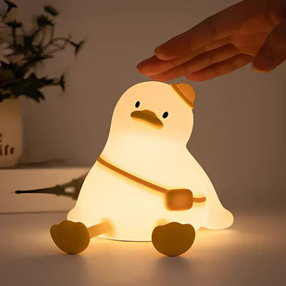 Fun Kids Nightlight - Colorful Silicone Lamp with Rechargeable Battery
