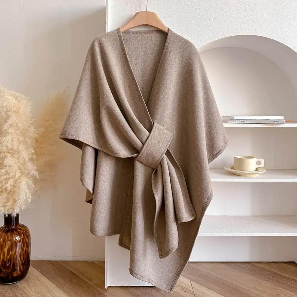 Waterproof Women's Wrap Coat Warm & Chic Outerwear - Halri