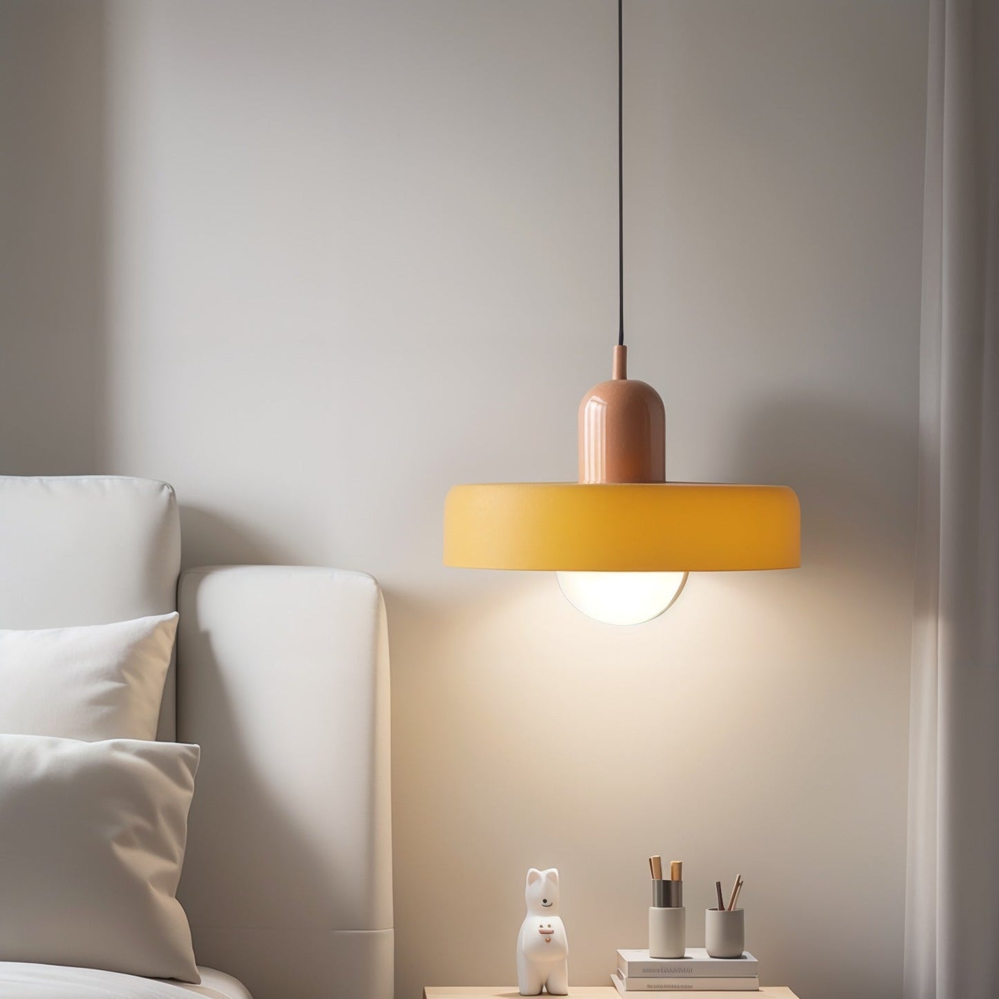 Glarefusion Modern Bauhaus Glass LED Pendant Light