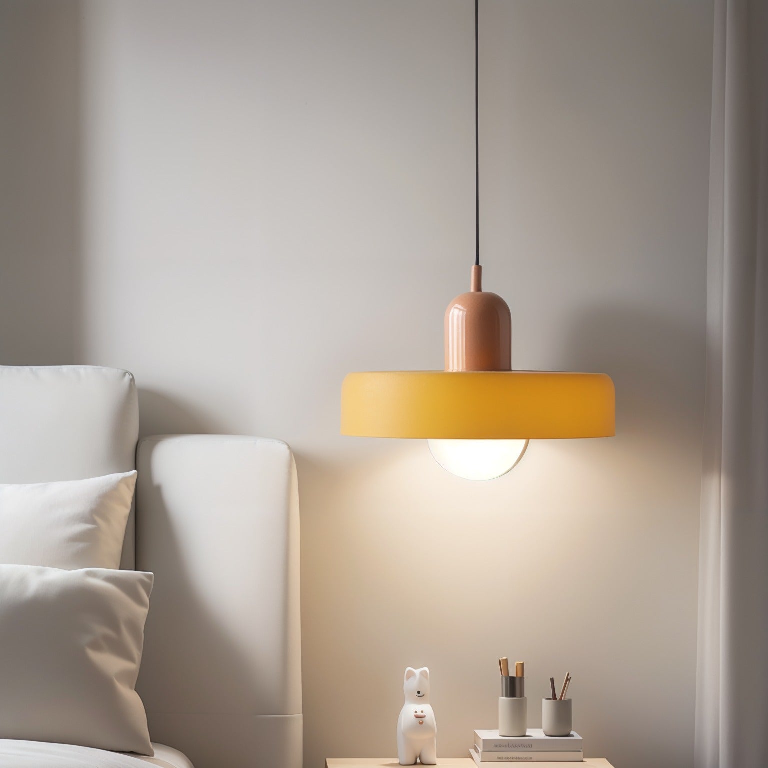Glarefusion Modern Bauhaus Glass LED Pendant Light