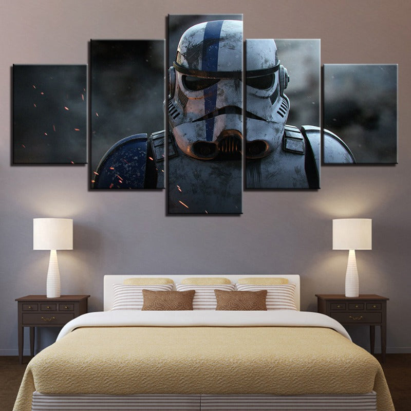 Star Wars Stormtrooper 5 Piece Canvas Art Print