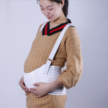 Comfortable Prenatal Back Support Belt with Adjustable Straps