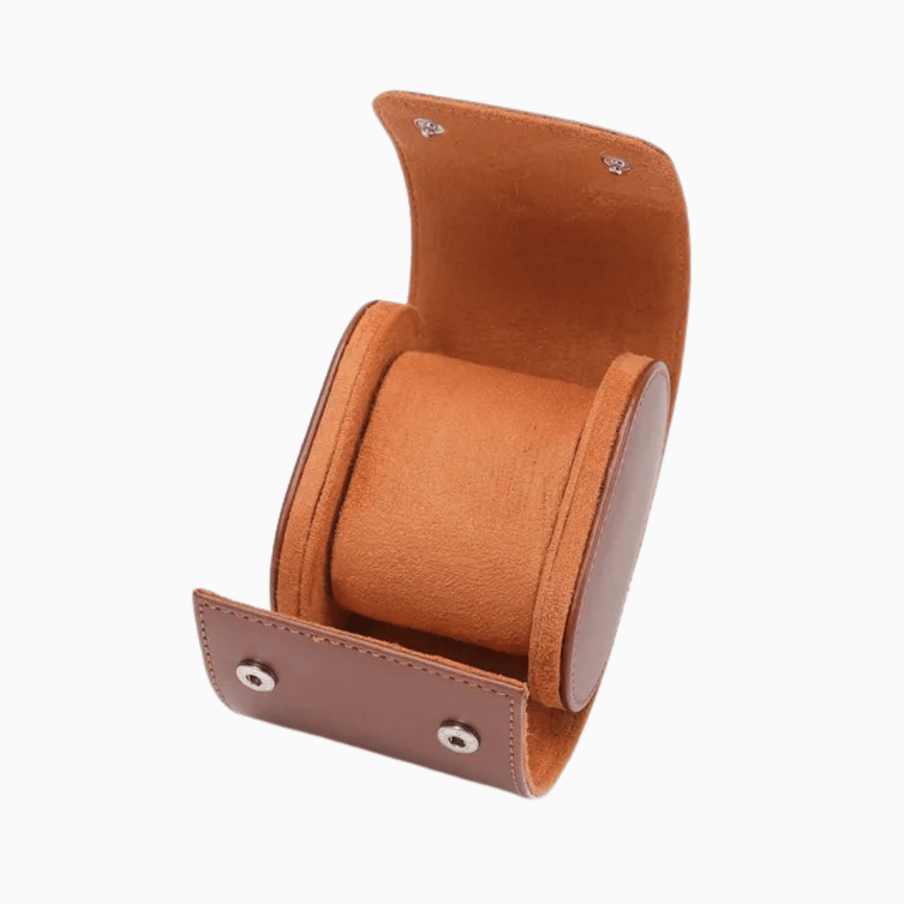 Premium Leather Watch Box – Elegant Timepiece Holder - Halri