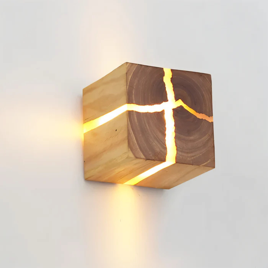 Modern Wood LED Wall Light - Halri