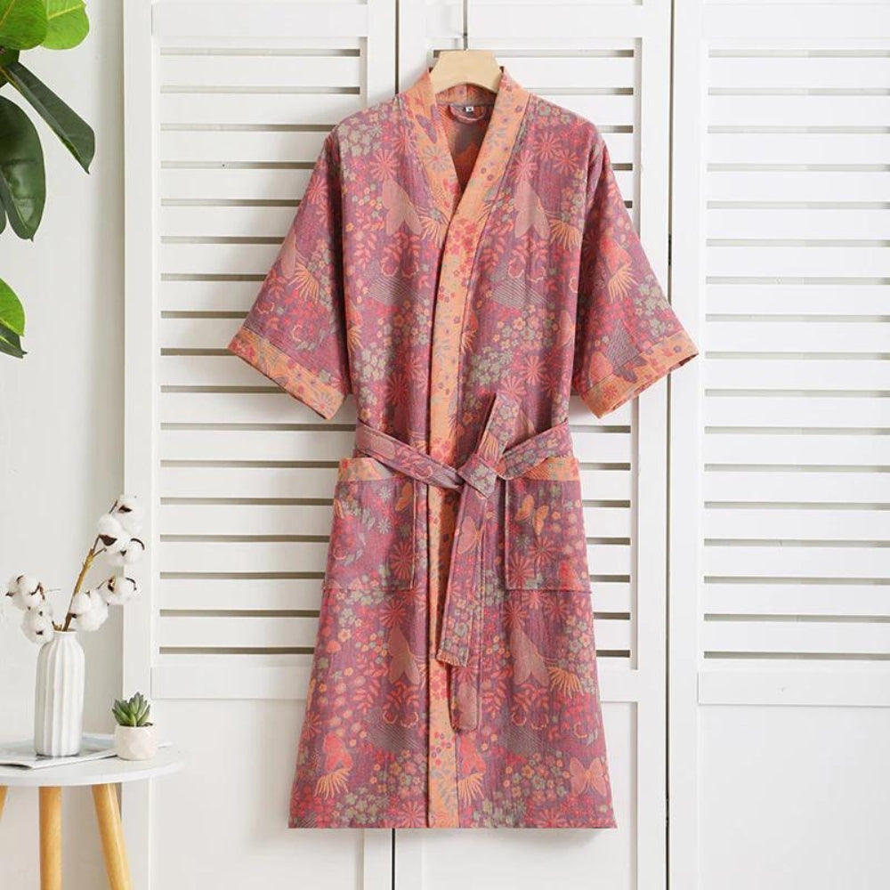 Soft Luxe Cotton Spa Robe - Halri