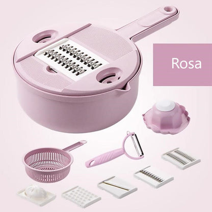Practical 12pc Kitchen Veggie Chopper Set - Halri