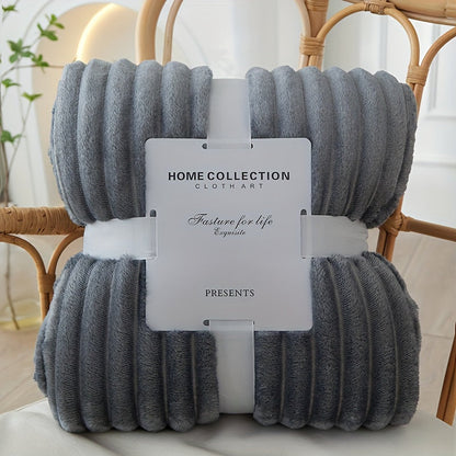 Plush Cozy Fleece Throw Blanket