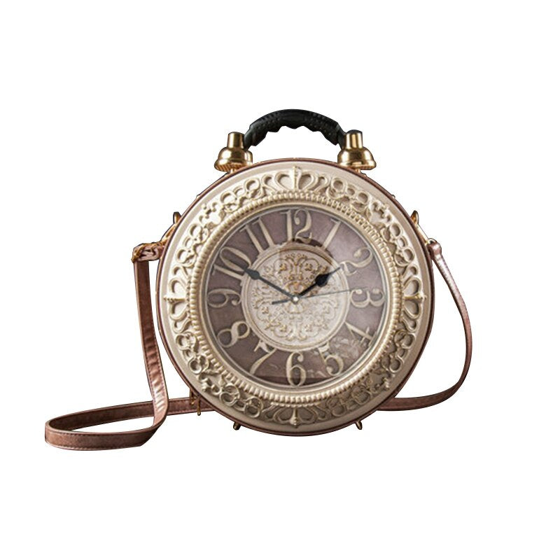 Unique Retro Style Crossbody Clock Bag