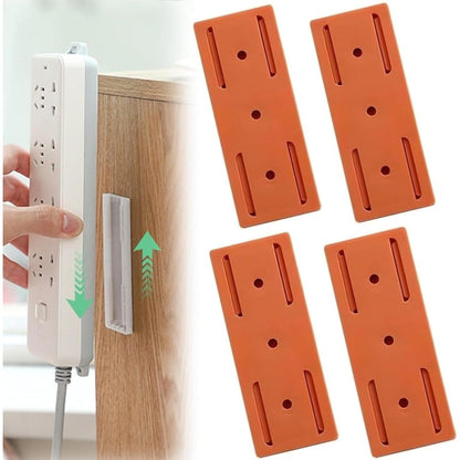 Easy Mount Power Strip Holder with Sliding Track