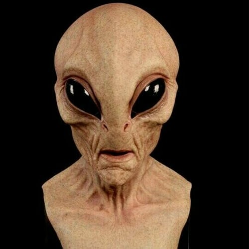 Creepy Alien Latex Mask for Halloween Cosplay