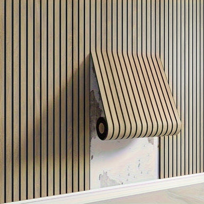 Sticky Wood Effect 3D Wall Panels For Home Decor