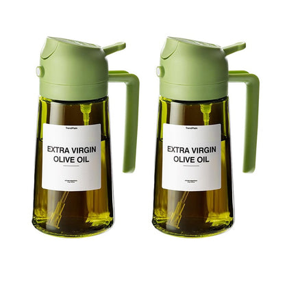 Premium Glass Oil Spray Bottle Dispenser
