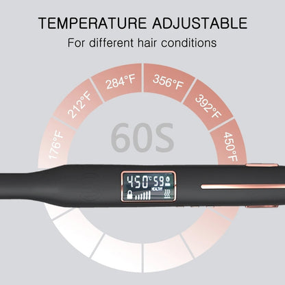 2 in 1 Mini Hair Straightener Travel Pencil Straightener for Short Hair