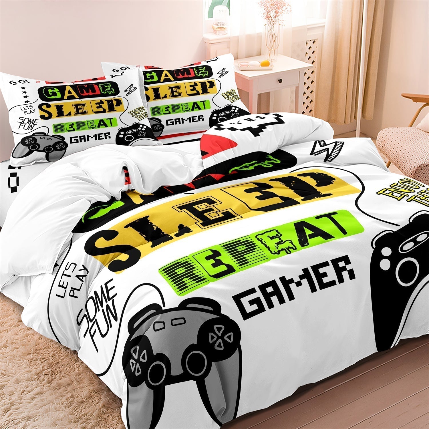 Premium Duvet Cover for Fun Gamer Bedrooms - Halri