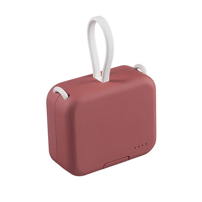 2-in-1 Mini Power Bank 4000mAh Portable Charger with Built-in Stand for Phones - Compact and Lightweight 7