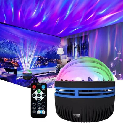 Colorful Night Light Projector with Remote Control - Halri