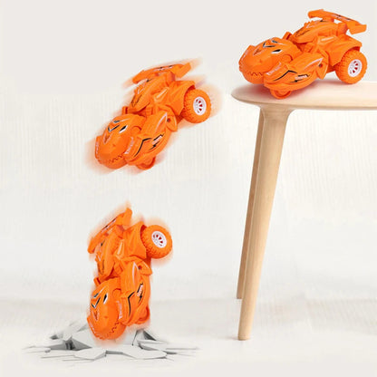 2-in-1 Transforming Dinosaur Car with Auto Morphing, Durable Plastic and Bright Colors, Safe for Ages 1+