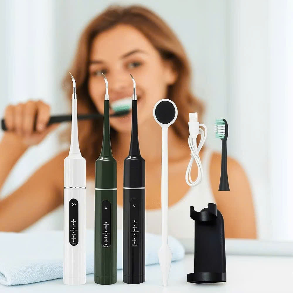 Rechargeable Sonic Toothbrush & Cleaner – Waterproof Travel Size - Halri