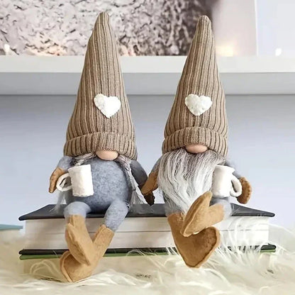 Fun Coffee Gnome Soft Toy Set