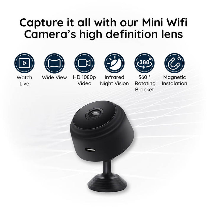 Compact Wireless HD 1080P Security Camera